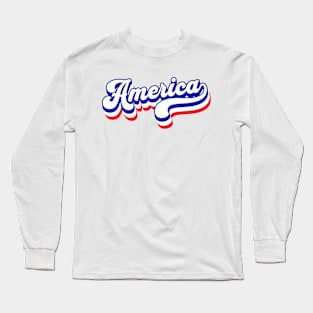 Vintage America Long Sleeve T-Shirt